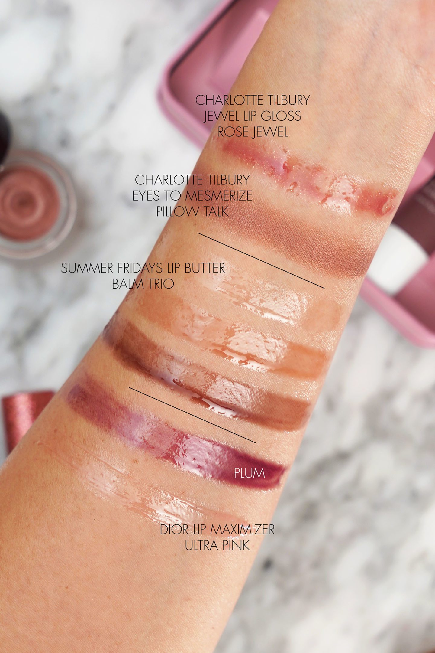 Sephora Haul Summer Fridays, Charlotte Tilbury, Dior swatches