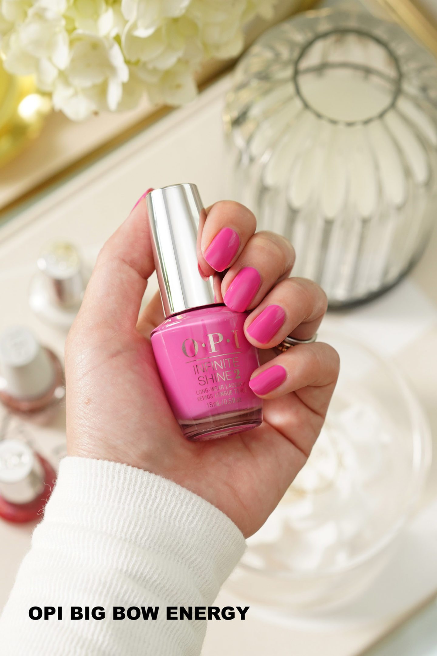 OPI Big Bow Energy Swatch