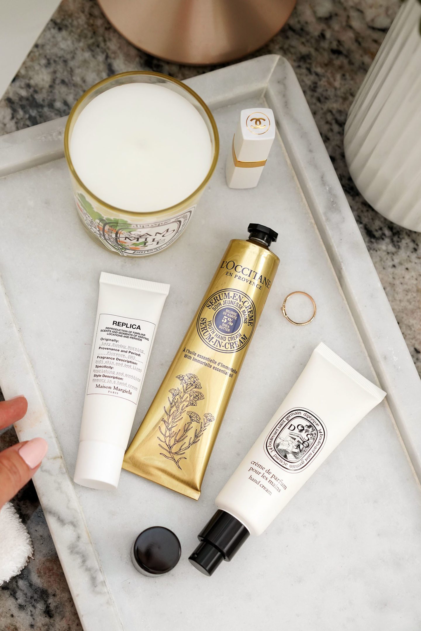 Hand Creams Replica, L'Occitane, Diptyque