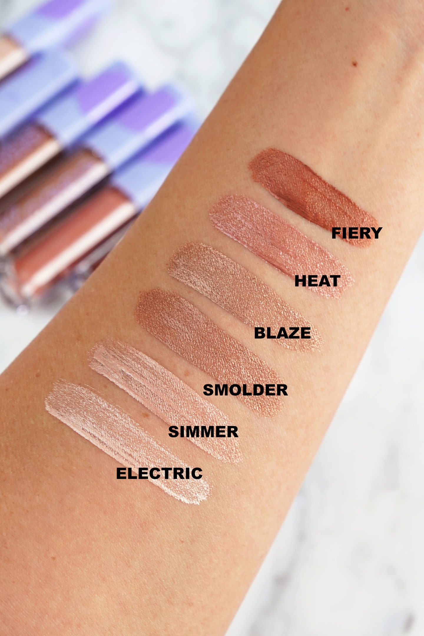 Kosas NEW 10-Second Eye Gel Watercolor Eyeshadow swatches