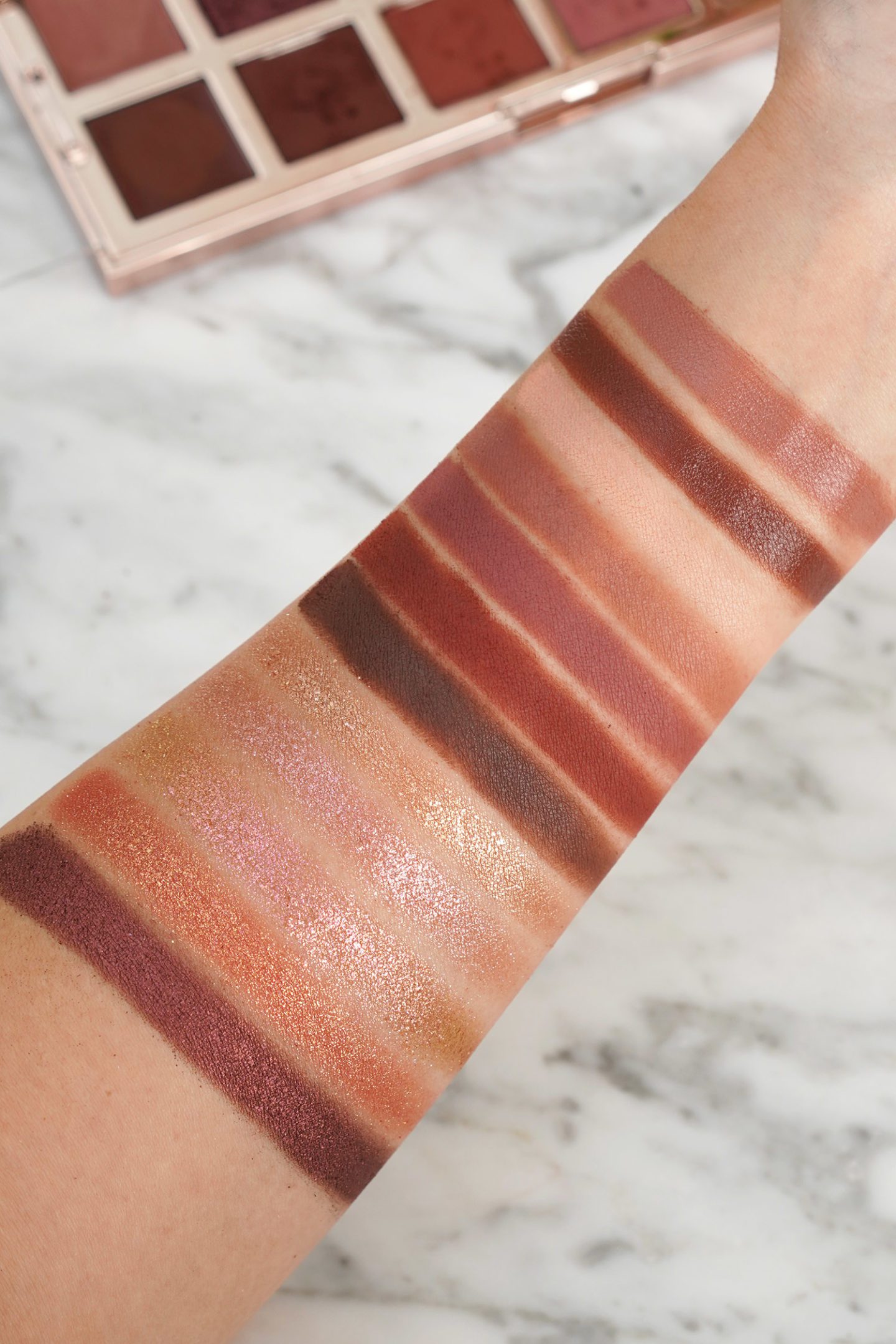 Patrick Ta Major Dimension II Rose Eyeshadow Palette swatches