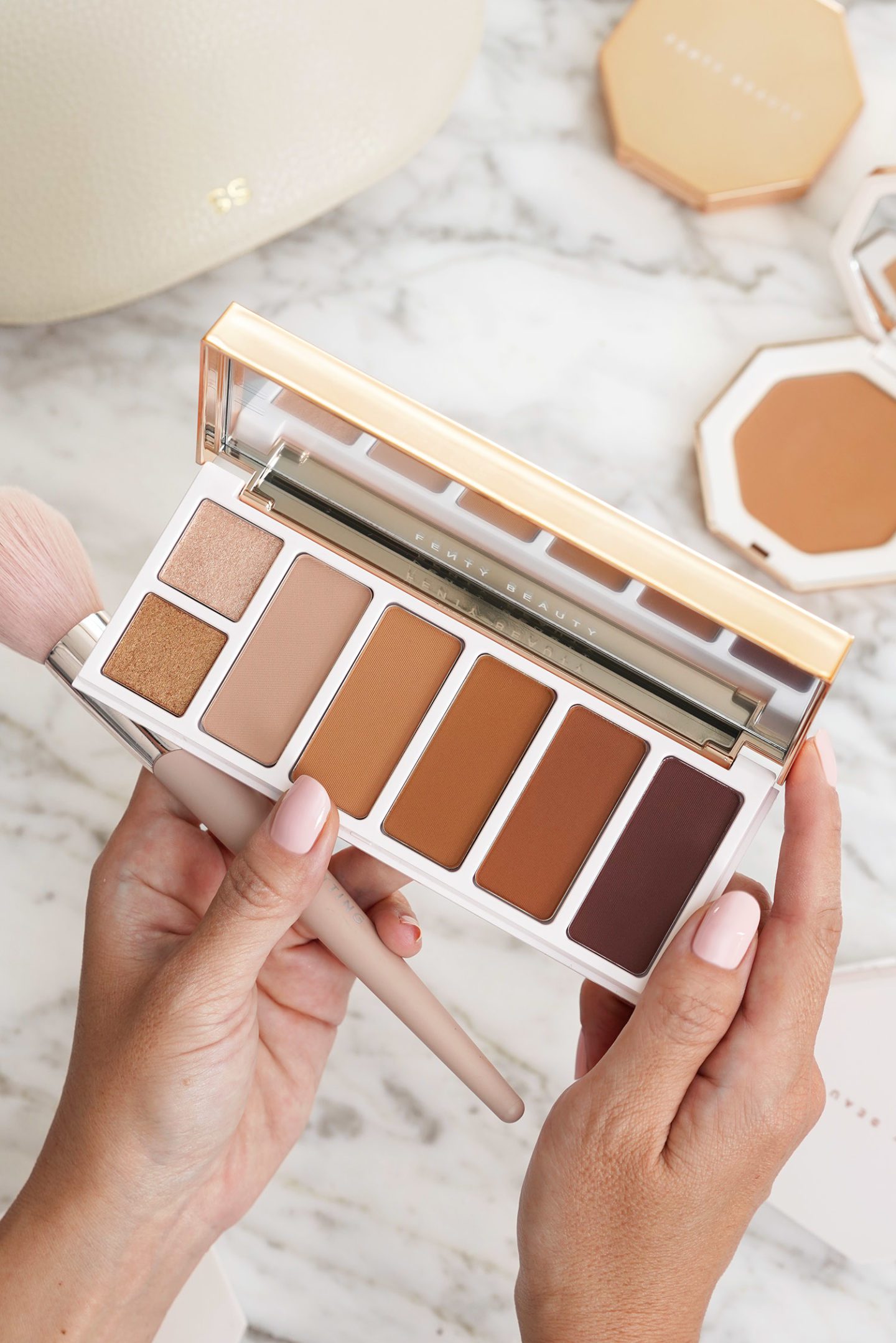 Fenty Rihanna Sun Stalk’R Face + Eye Bronzer Highlighter Palette 