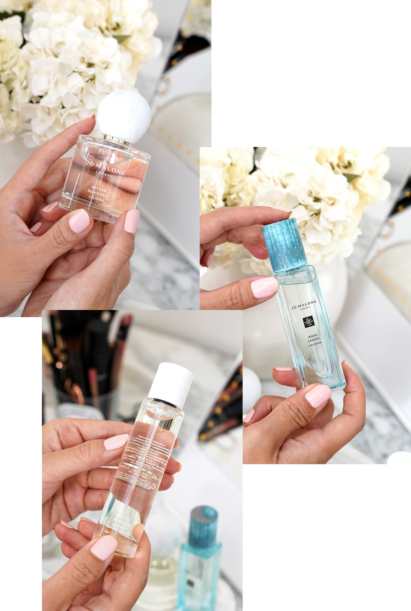 Jo Malone Bitter Mandarin, Aqua Lemon and Orange Blossom Hair Mist review