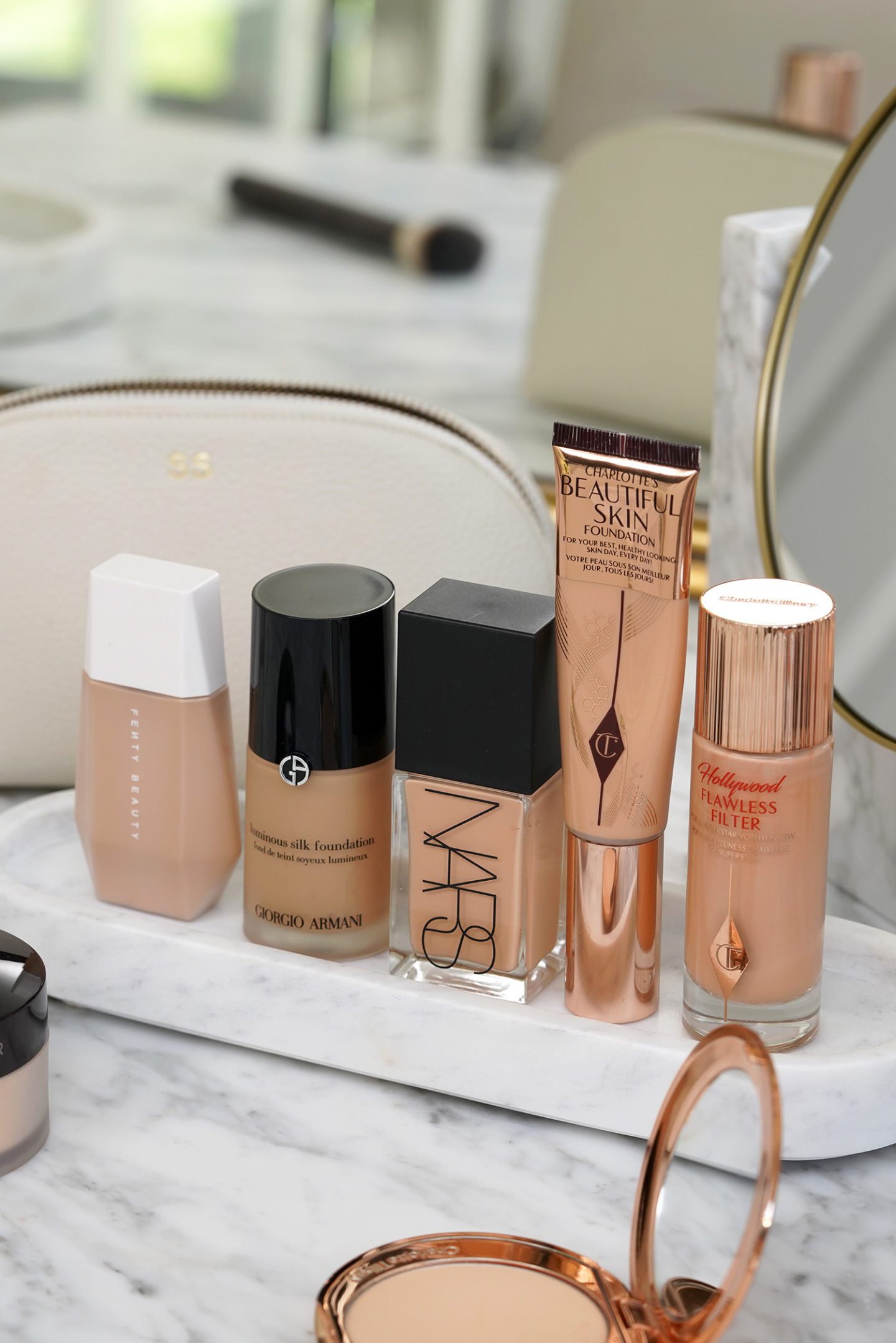 Best Foundations Fenty, Armani, NARS, Charlotte Tilbury