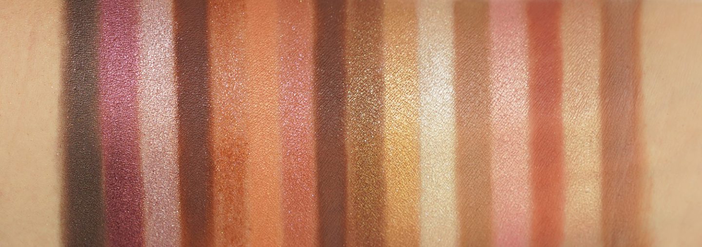 NARS Summer Unrated Eyeshadow Palette swatches