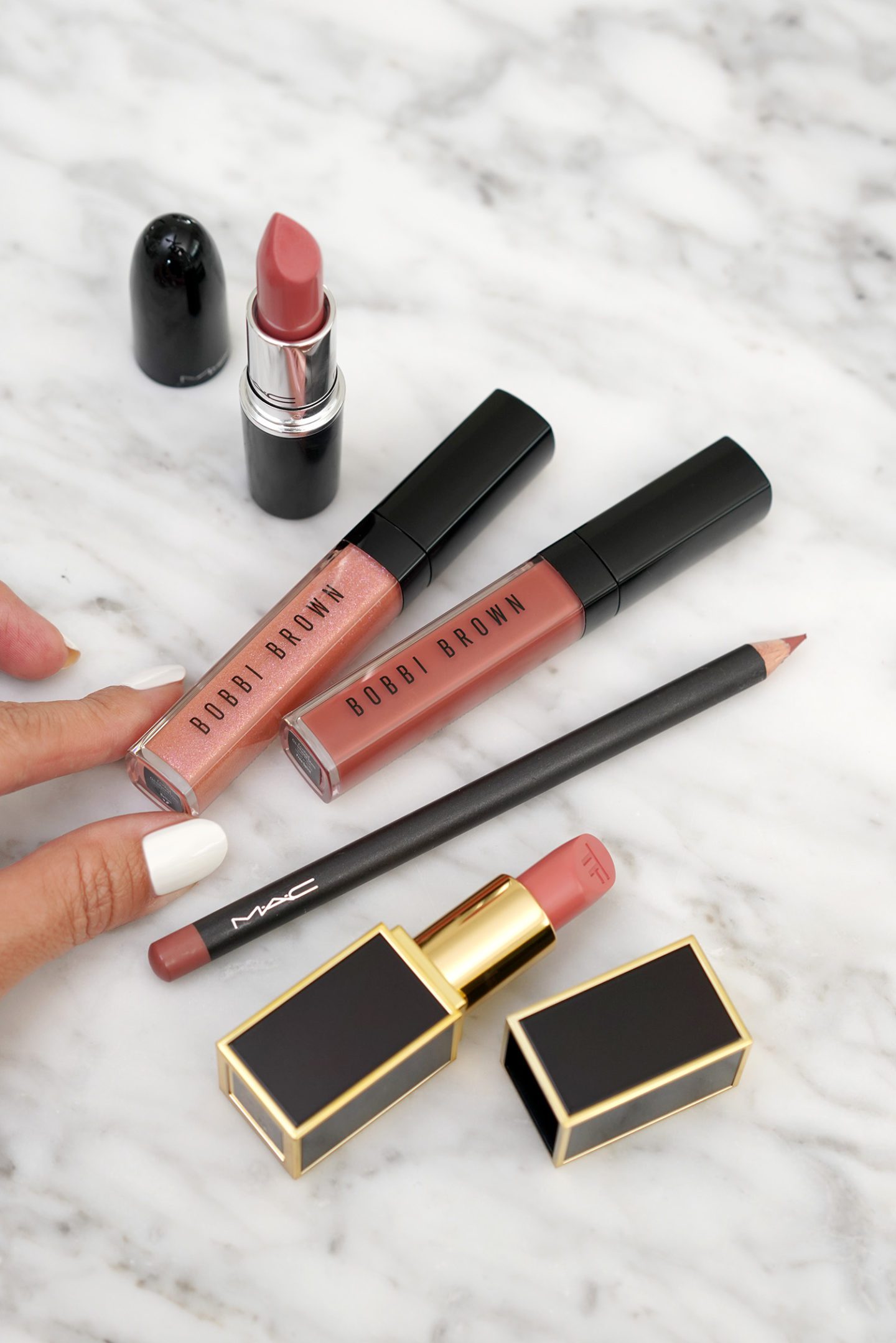Neutral Lip Loves MAC, Bobbi Brown, Tom Ford