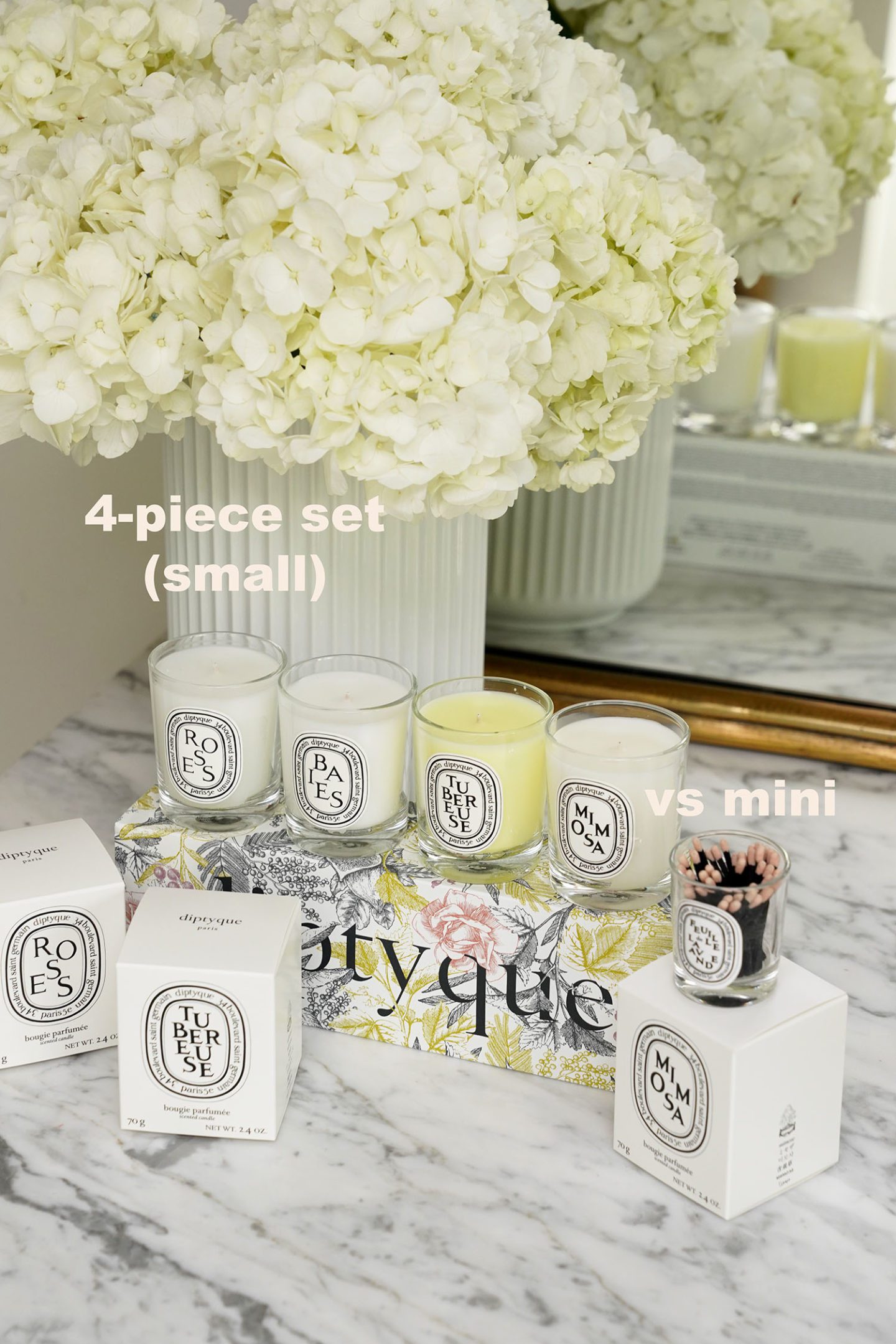 Diptyque 4 piece set
