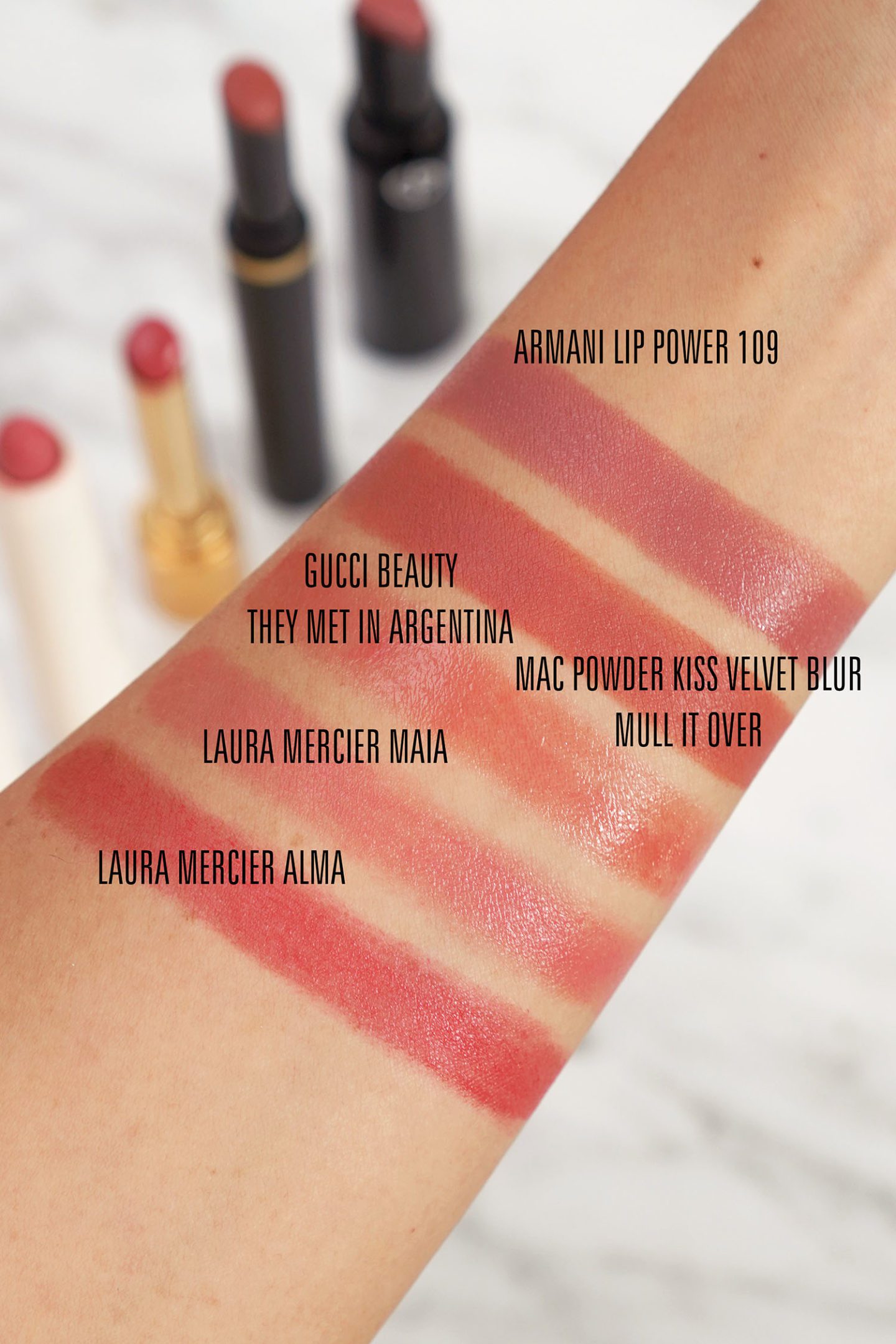 Lip Swatches