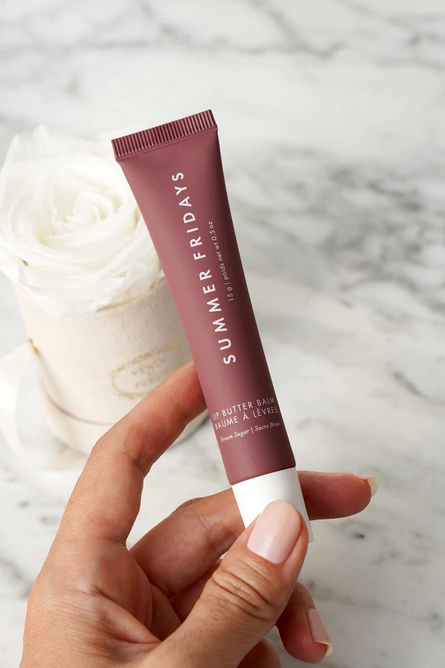 Summer Fridays Lip Butter Balm in Brown Sugar 