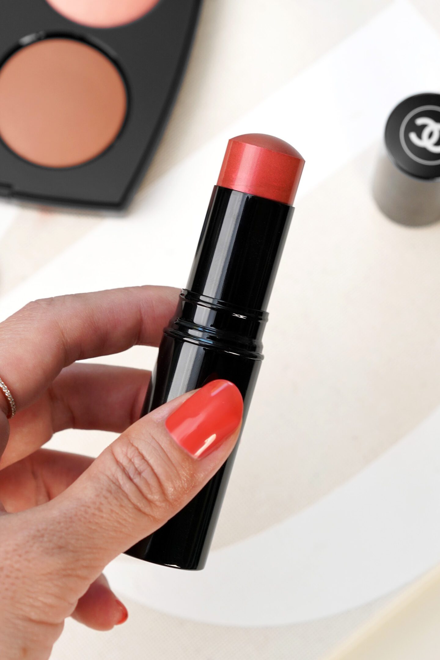 Baume Essentiel Multi-Use Glow Stick ($45) in Rouge Frais