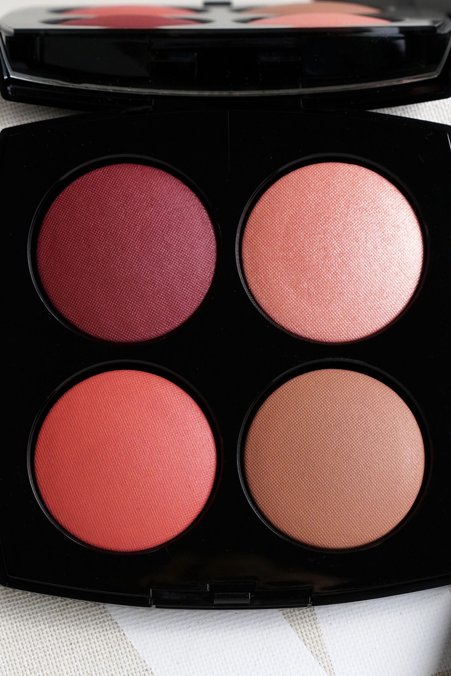 Chanel Les 4 Rouges Yeux Et Joues Eyeshadow and Blush Palette in Tendresse