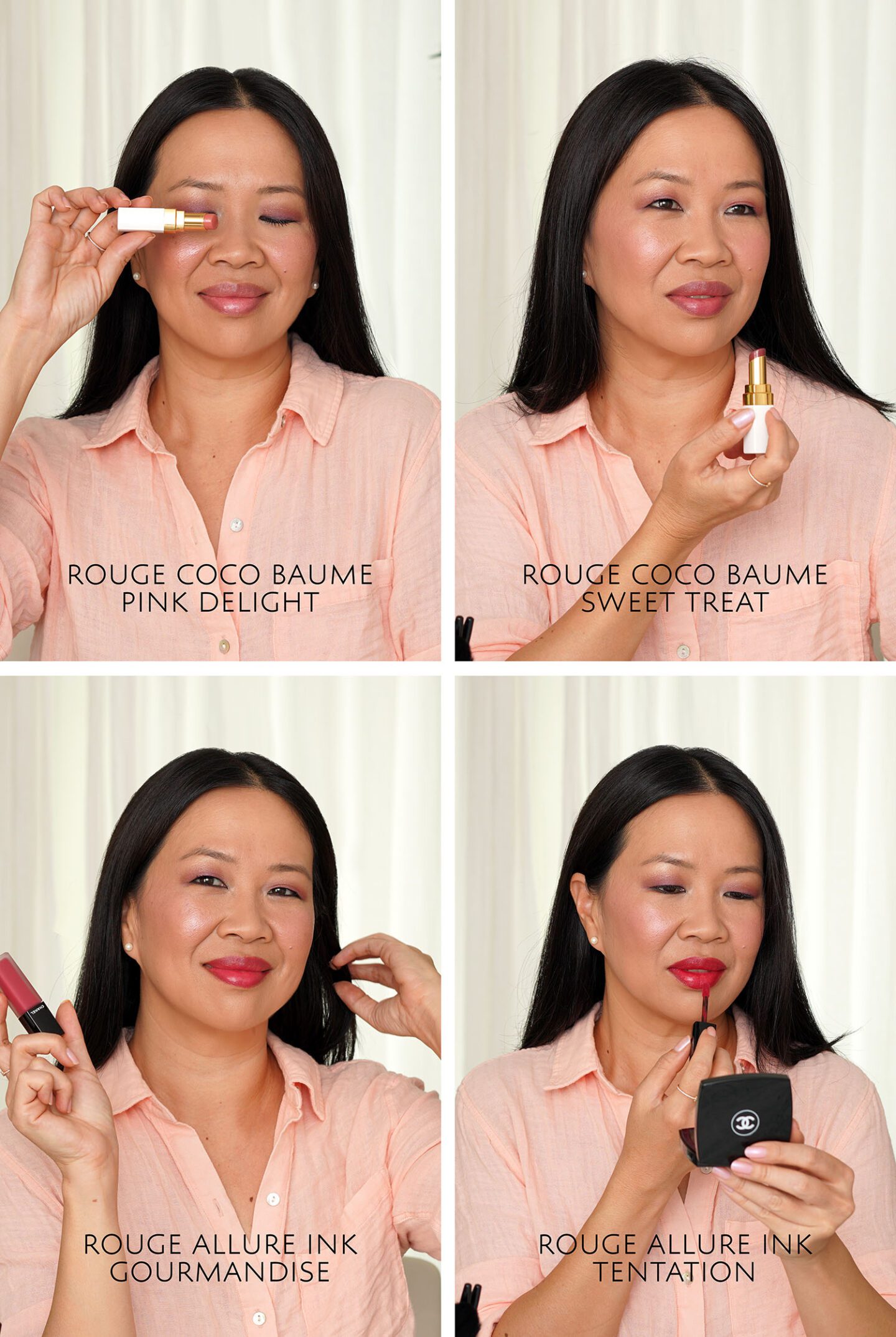 Chanel Delices Rouge Coco Baume and Rouge Allure Ink