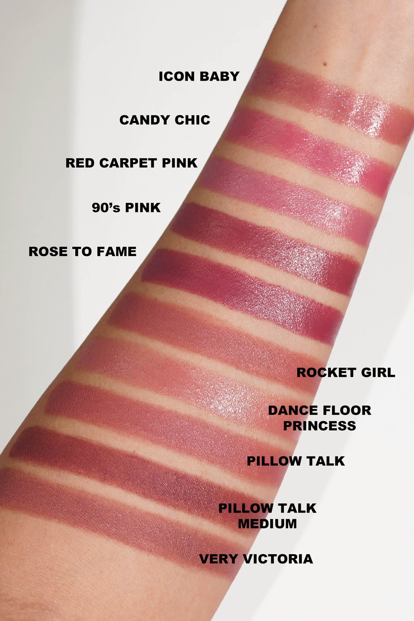 NEW Charlotte Tilbury Hollywood Beauty Icon Lipsticks swatches