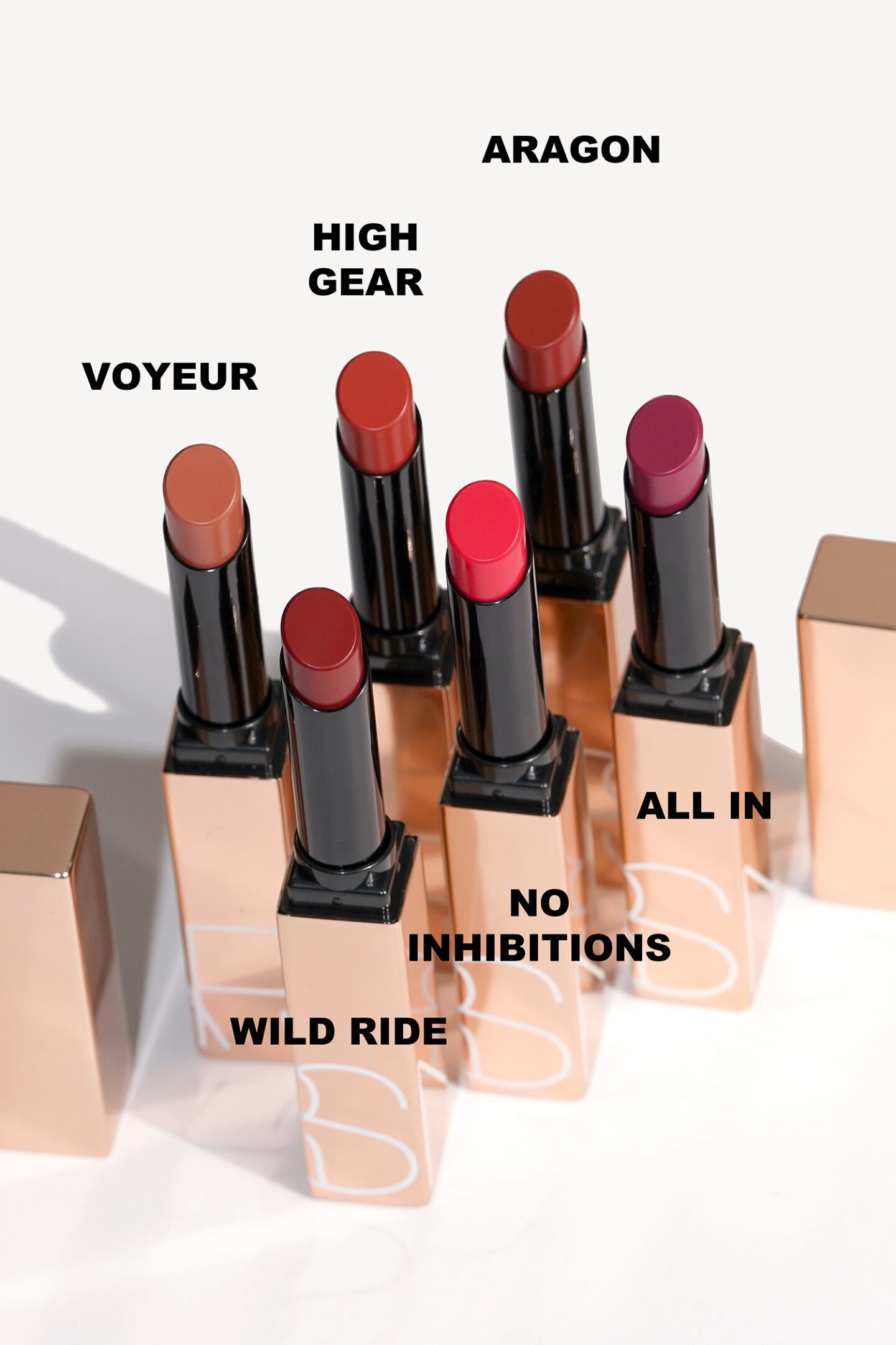 NARS Afterglow Sensual Shine Lipsticks Spring 2024