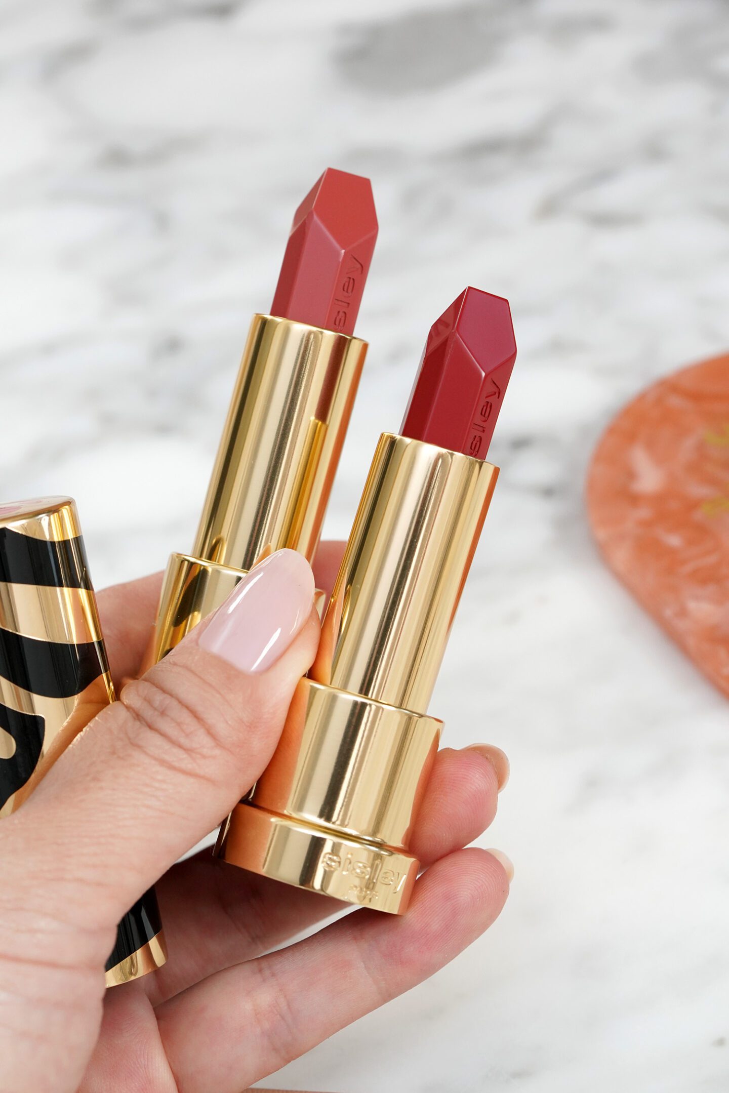 Sisley Le Phyto Rouge 201 Rose Tokyo and 45 Rouge Milano