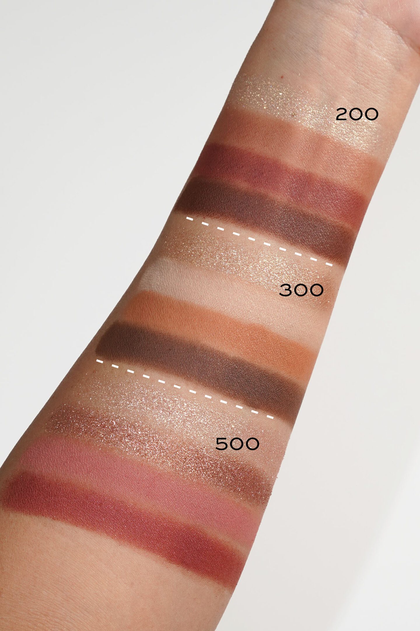 YSL Couture Mini Clutch Eyeshadows swatches