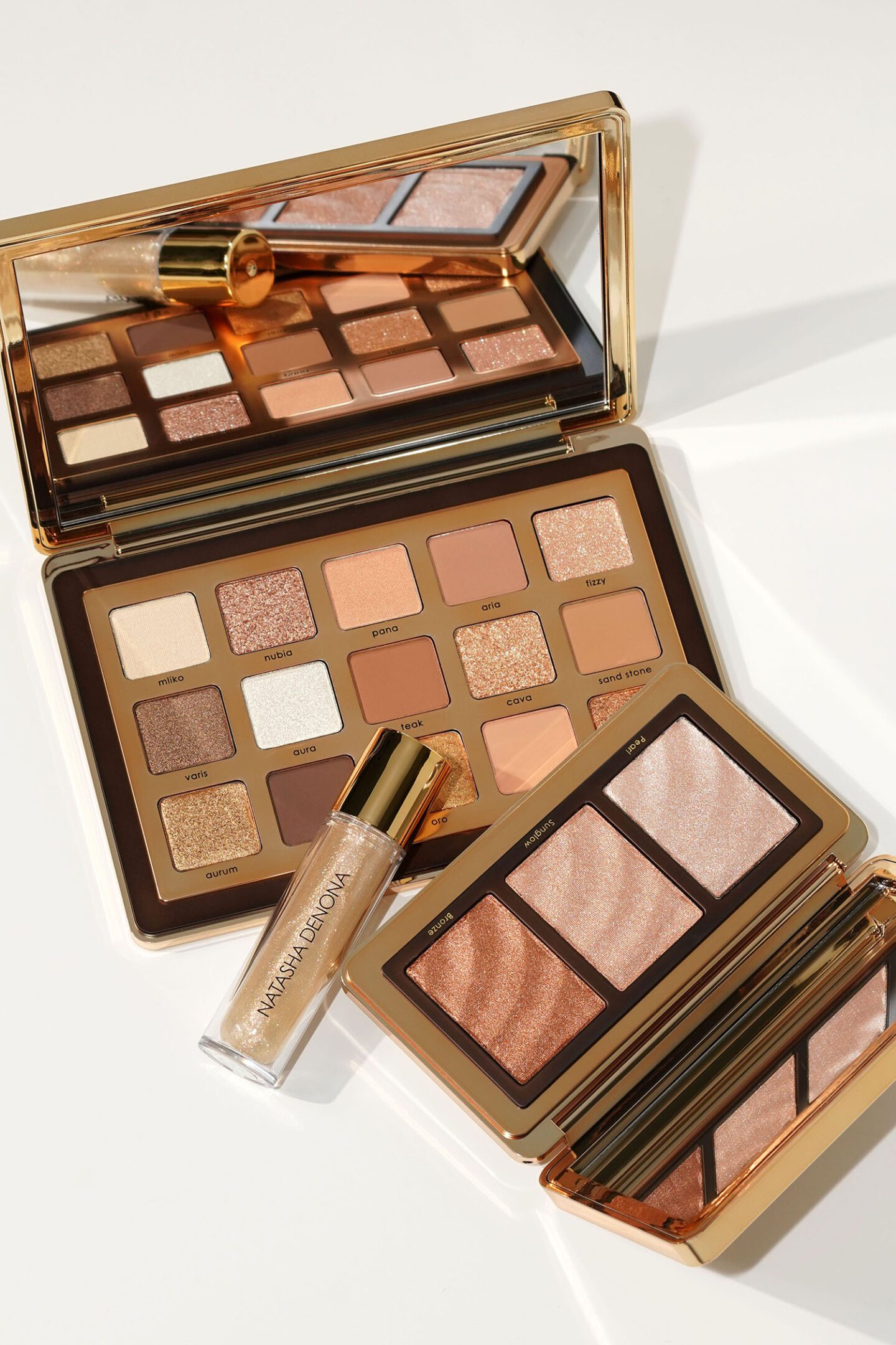 Natasha Denona Golden Collection for Summer via The Beauty Lookbook