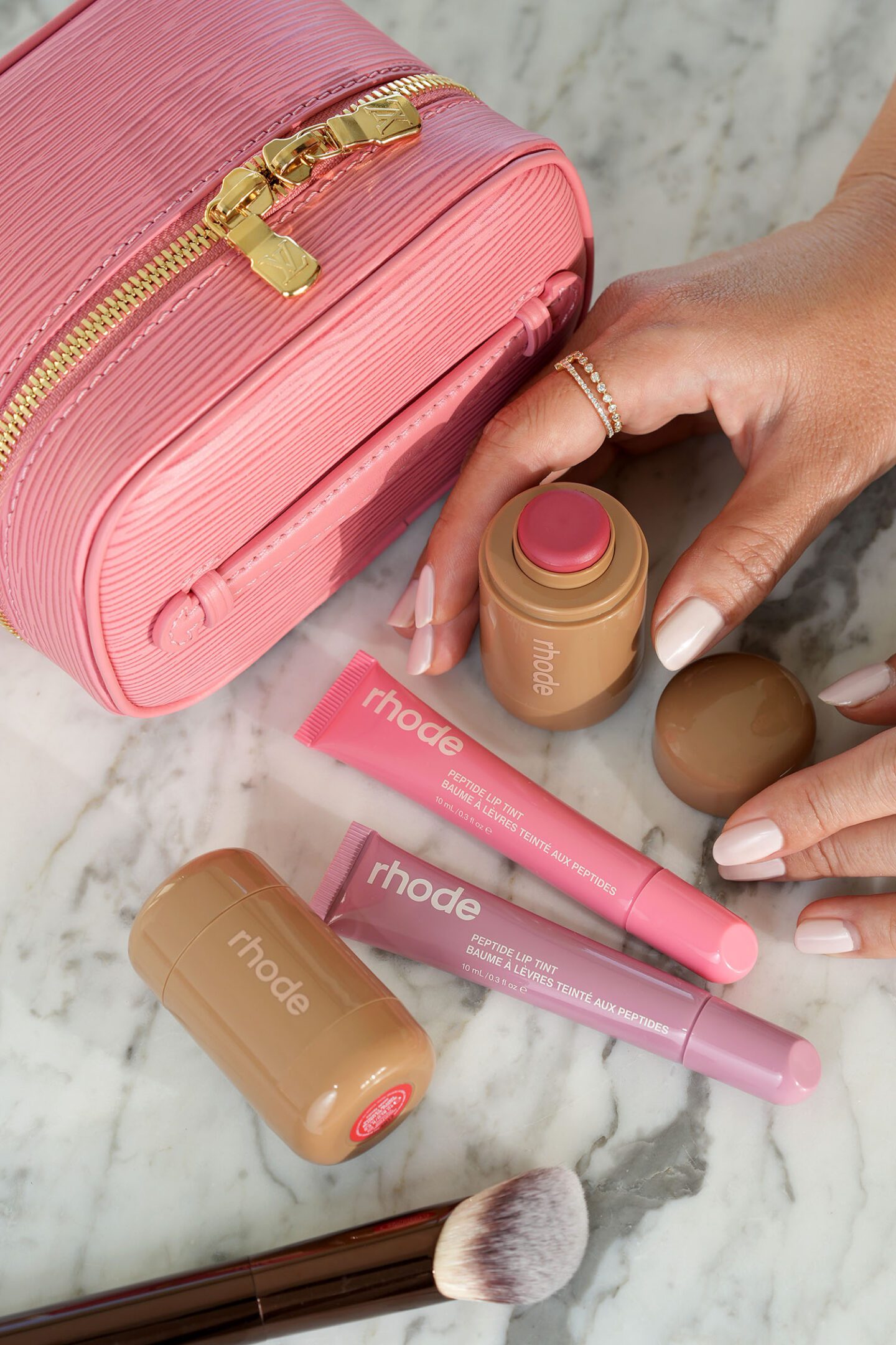 New Rhode Pocket Blush and Peptide Lip Tint Shades