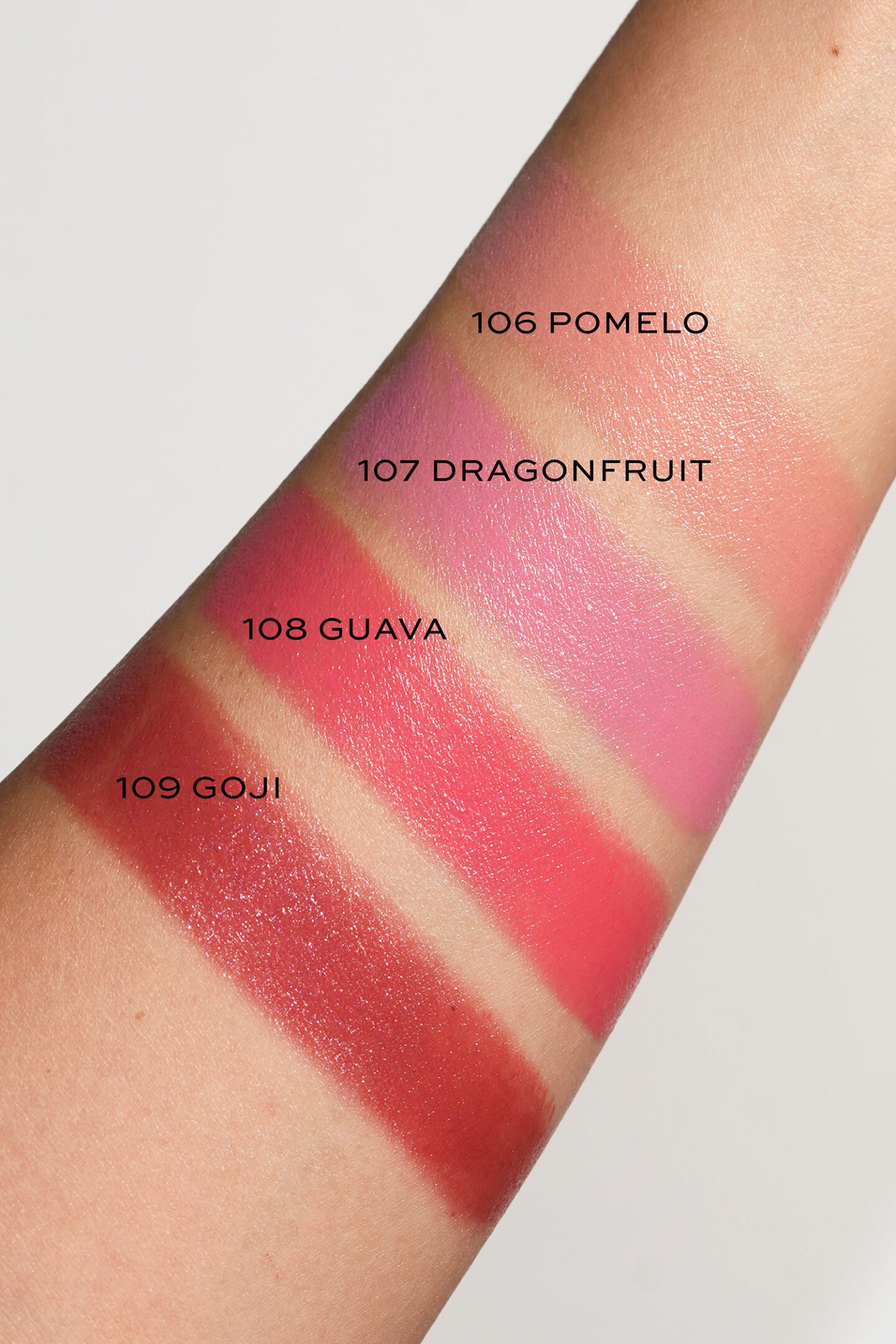 Dior Backstage Rosy Glow Blush Stick swatches
