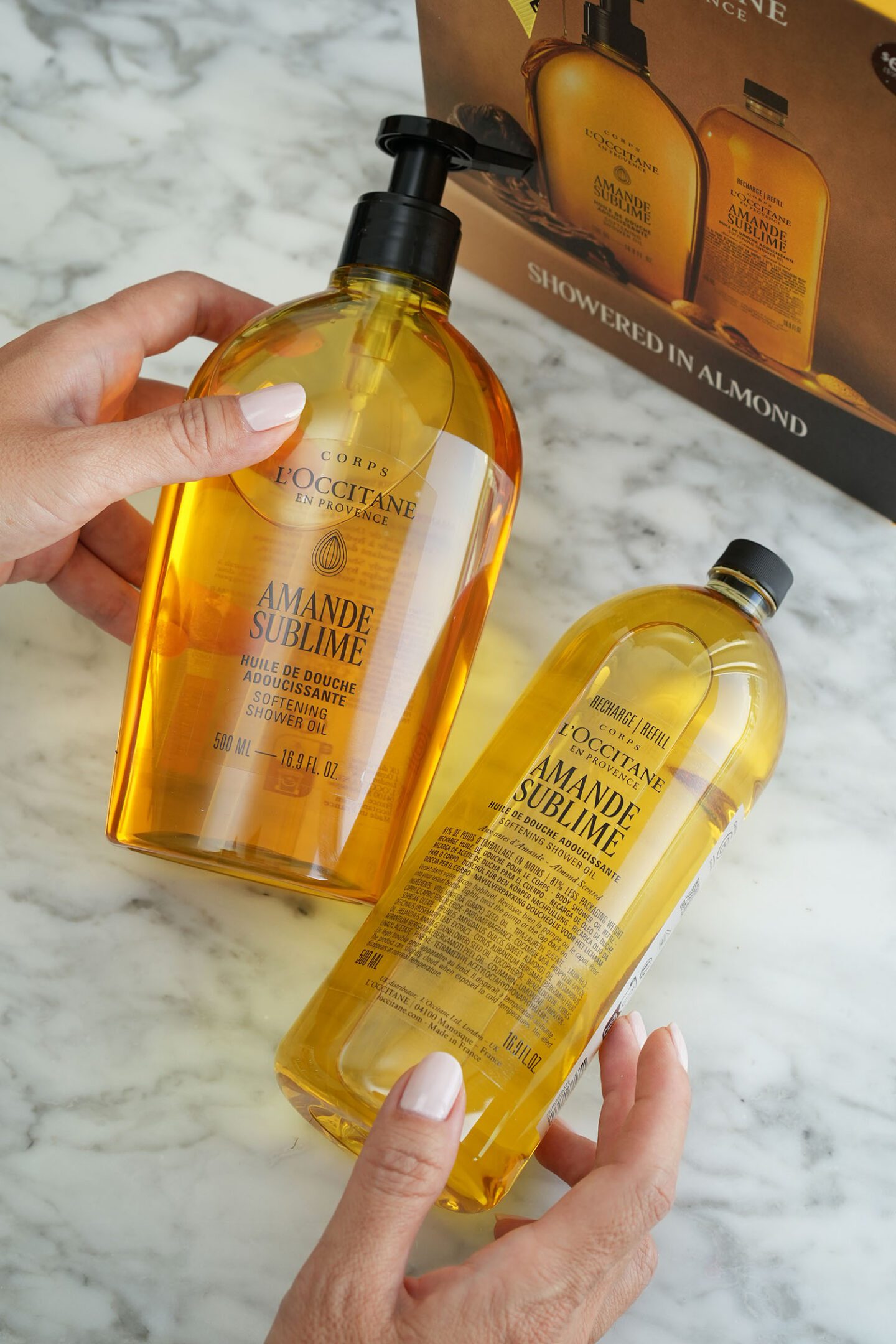L'Occitane Almond Shower Oil Set